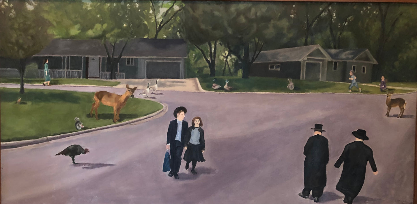 Our Neighborhood - Jewish Life Wall Art | InsideLight - Minneapolis Portrait Artist & Fine Art Painter