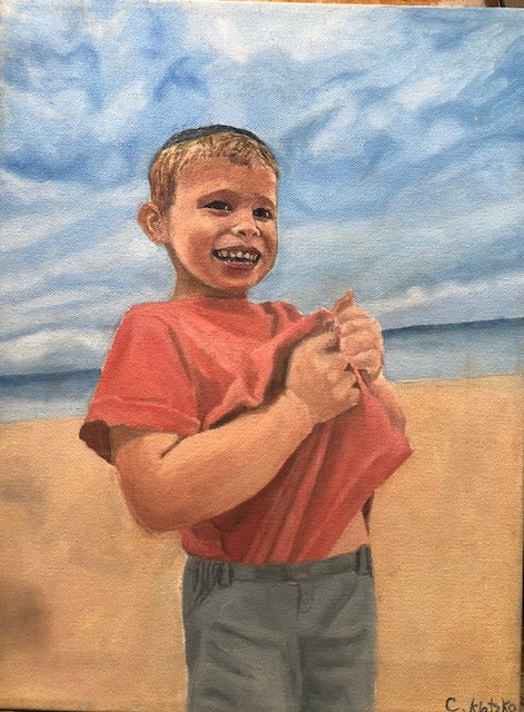 Ezra Fine Art Portrait Painting - Minneapolis Fine Art Painter Portfolio | InsideLight - Minneapolis Portrait Artist & Fine Art Painter