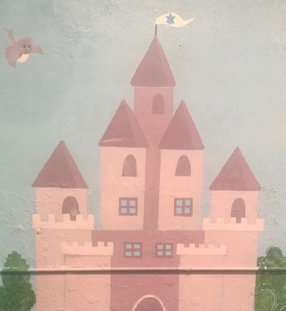Playground Mural Commissioned Painting by Corinne Klatzko - Minneapolis Fine Art Painter