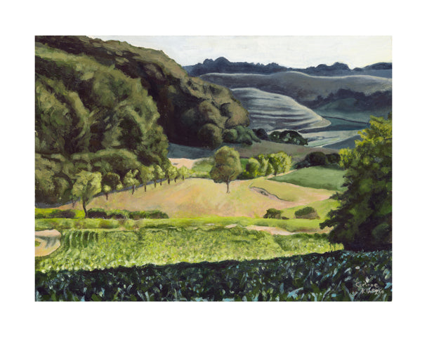 Romanian Hillside Fine Art Painting - Landscape Canvas Wall Art | InsideLight - Minneapolis Portrait Artist & Fine Art Painter