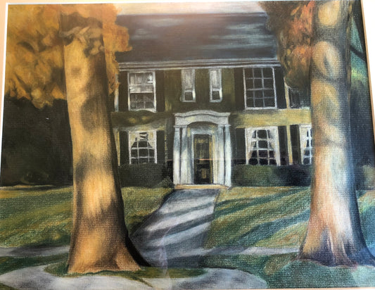 Mysterious House Fine Art Painting - Landscape Canvas Wall Art | InsideLight The Art of Corinne Klatzko - Minneapolis Portrait Artist & Fine Art Painter